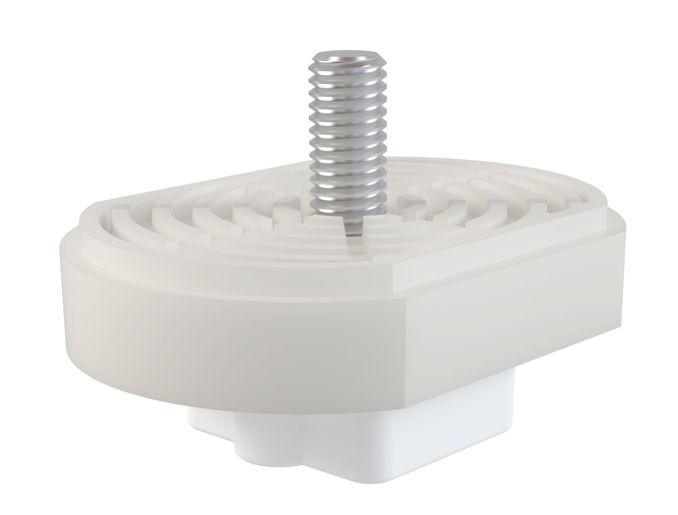 Aspen Pump - Coulisseau Pour Support Polyammide Blanc