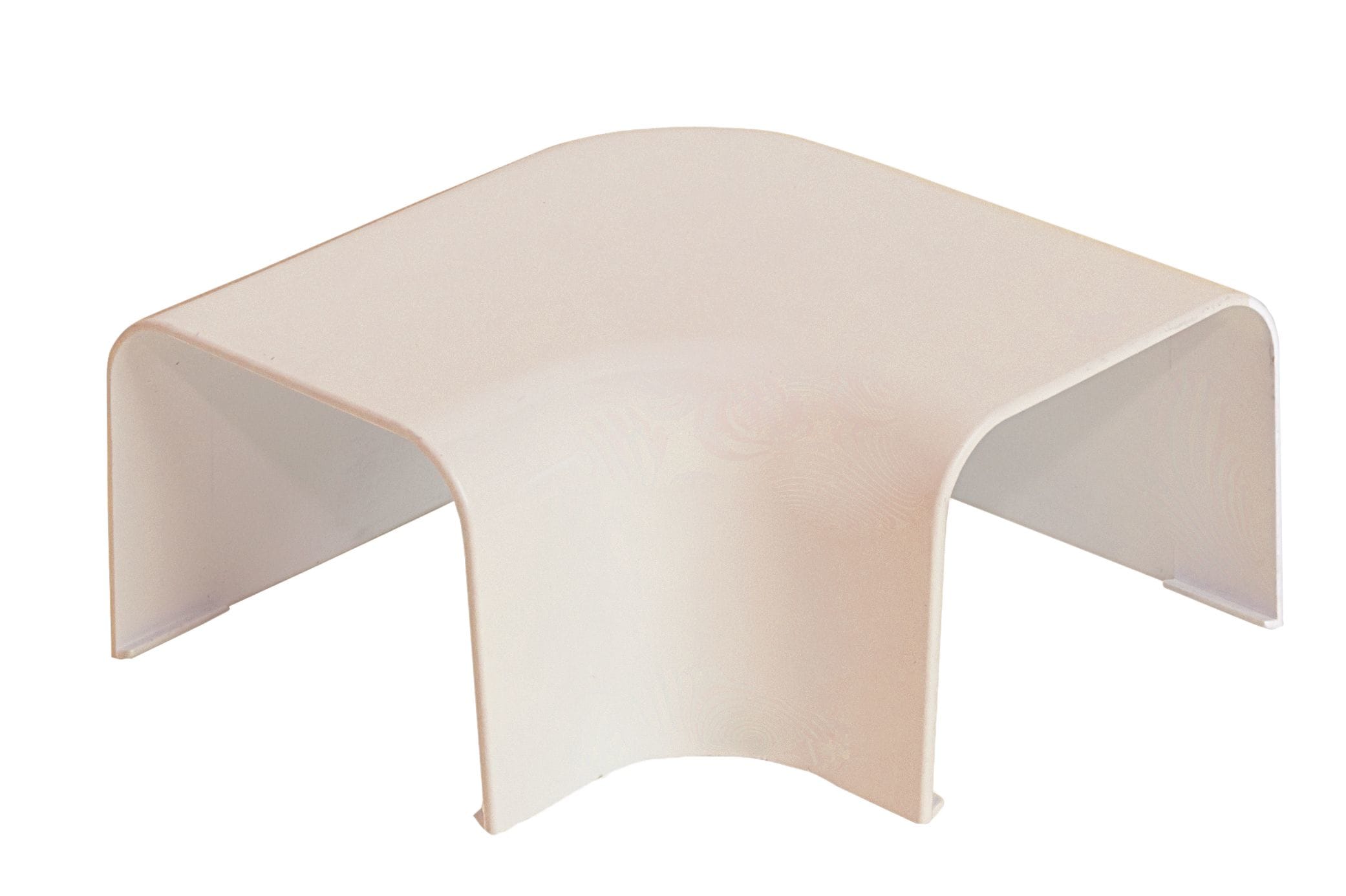 Aspen Pump - COUDE PLAT POUR GOULOTTE 25X25 IVOIRE RAL 1015