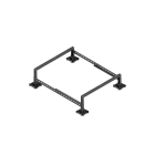 Aspen Pump - Maxi châssis support au sol de groupe extérieur (H270-370XL1154XP905-1405)