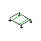 Aspen Pump - Barres de support de bac à condensats pour micro châssis