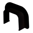 Aspen Pump - Rosette Murale 125x75mm Noir