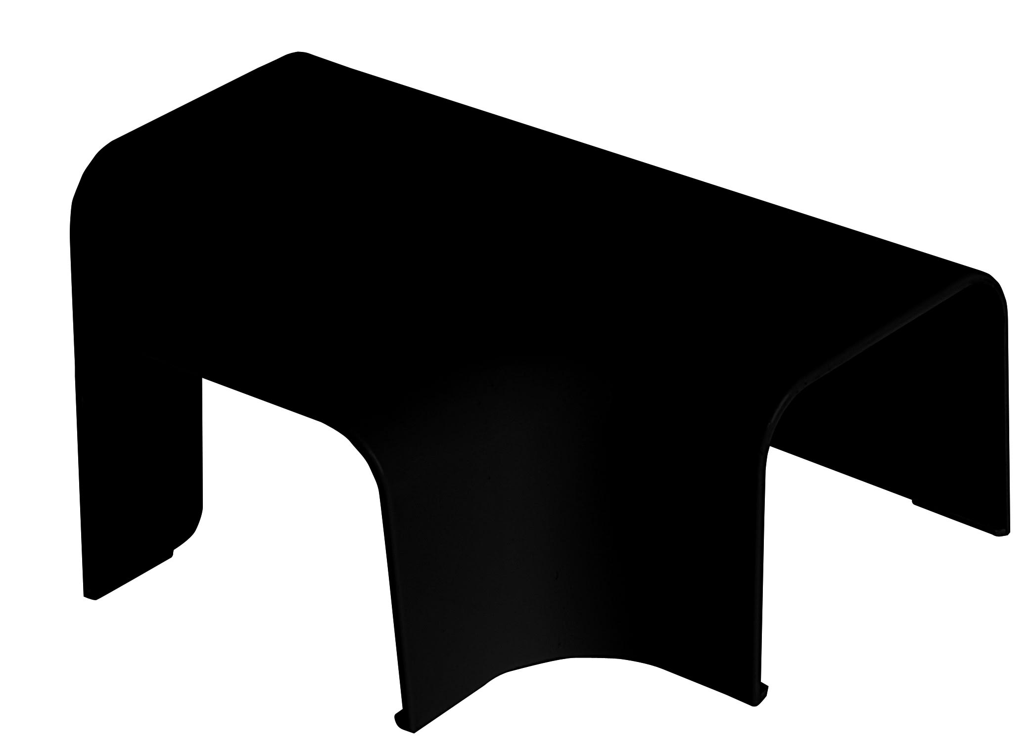 Aspen Pump - Raccord En T 125x75mm Noir