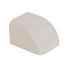 Aspen Pump - BOUCHON TERMINAL POUR GOULOTTE 25X25 IVOIRE RAL 1015