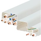 Aspen Pump - Goulotte EUROSPLIT 110x75MM RAL9010 + FILM 2m blanc pur
