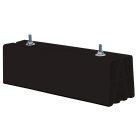 Aspen Pump - Base au sol Noire 350x100m