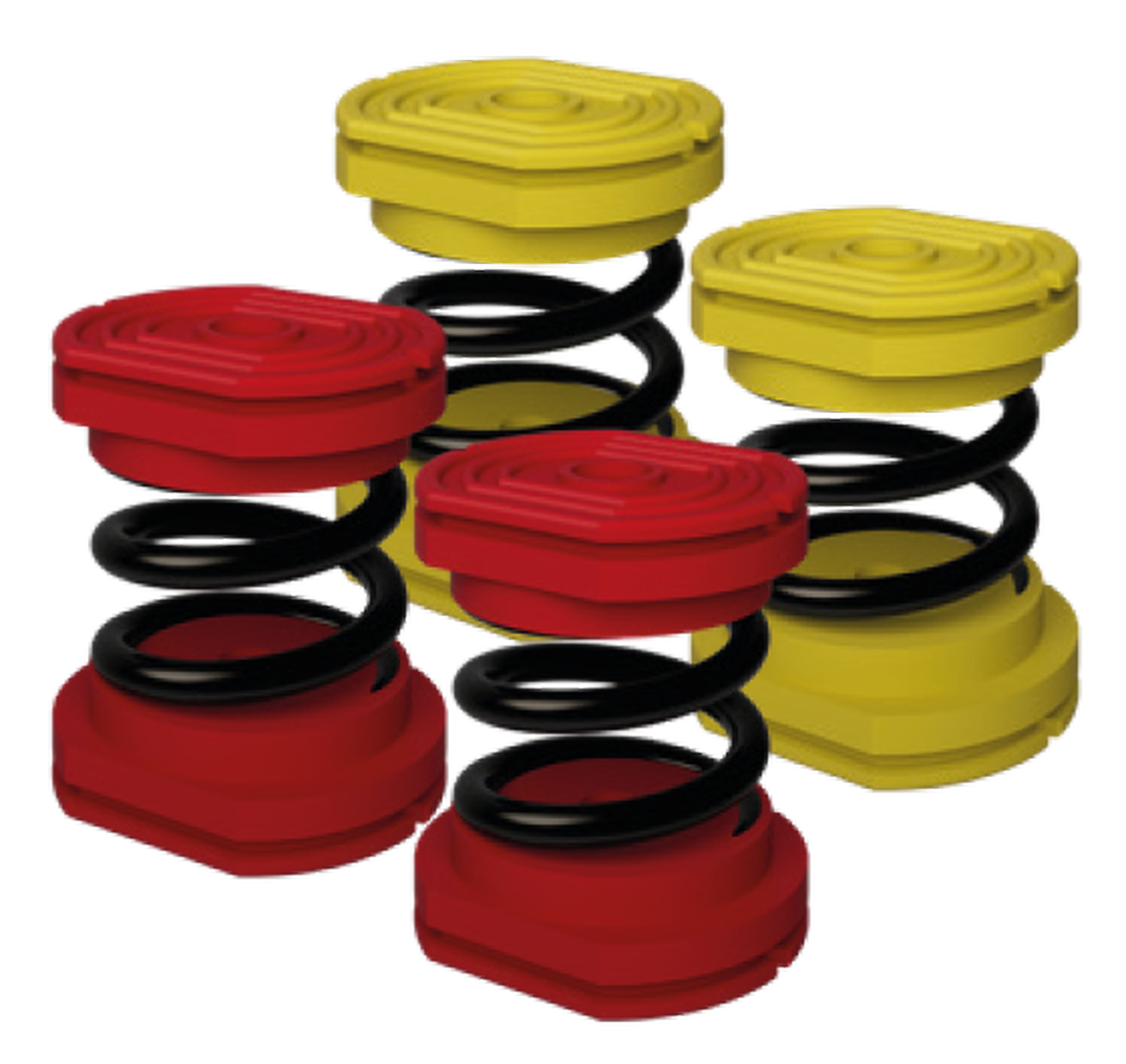 Aspen Pump - Susta Kit Anti-Vibration Rge-Jaune 120kg