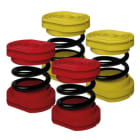 Aspen Pump - Kit anti-vibration pour support de clim jusqu'à 120kgs jaune-rouge SUSTA