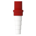 Aspen Pump - Connecteur Adaptateur Flexi 18mm - Rouge
