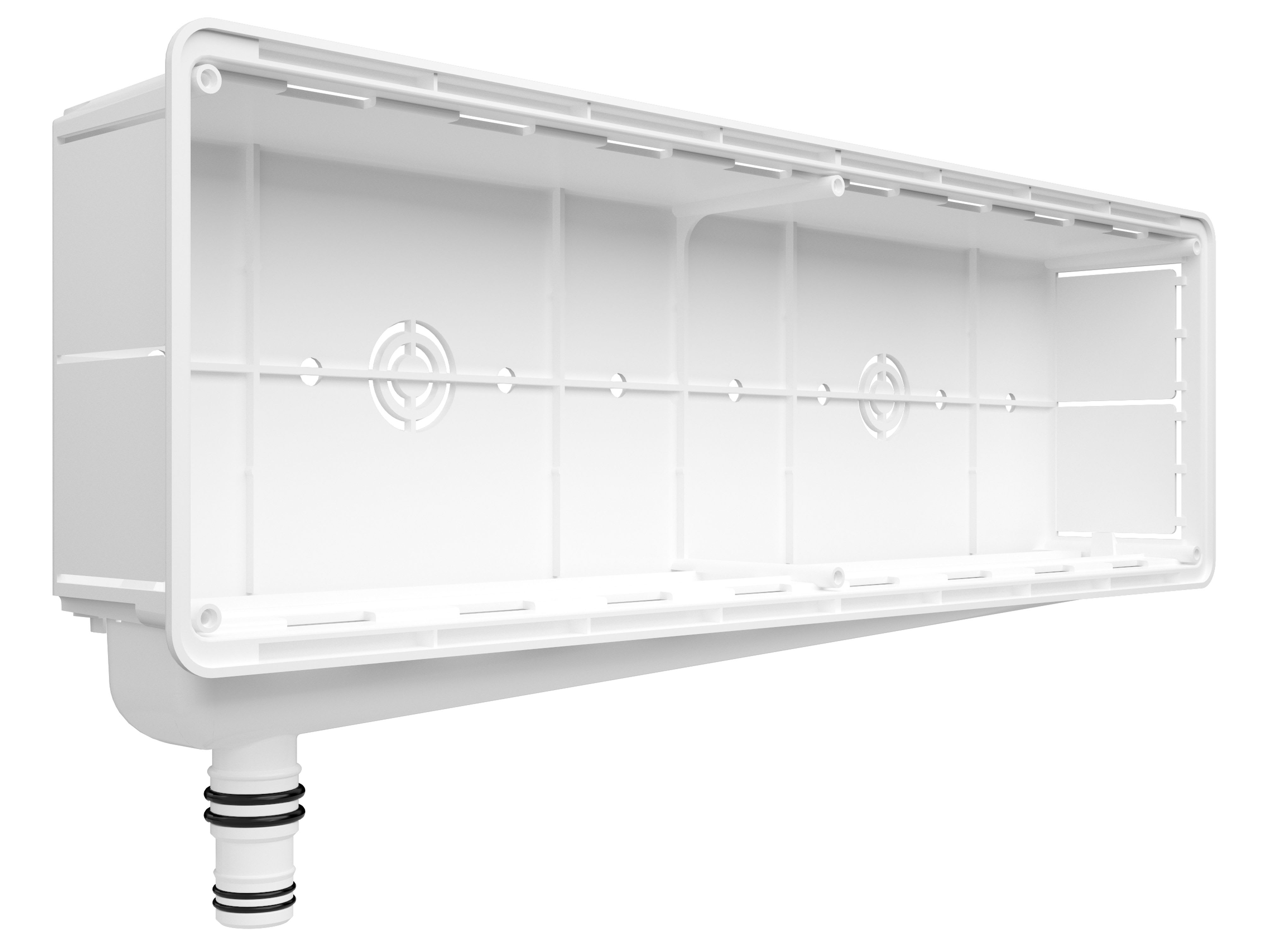 Aspen Pump - Hydronic Box 430x166x65mm Sortie Vert.