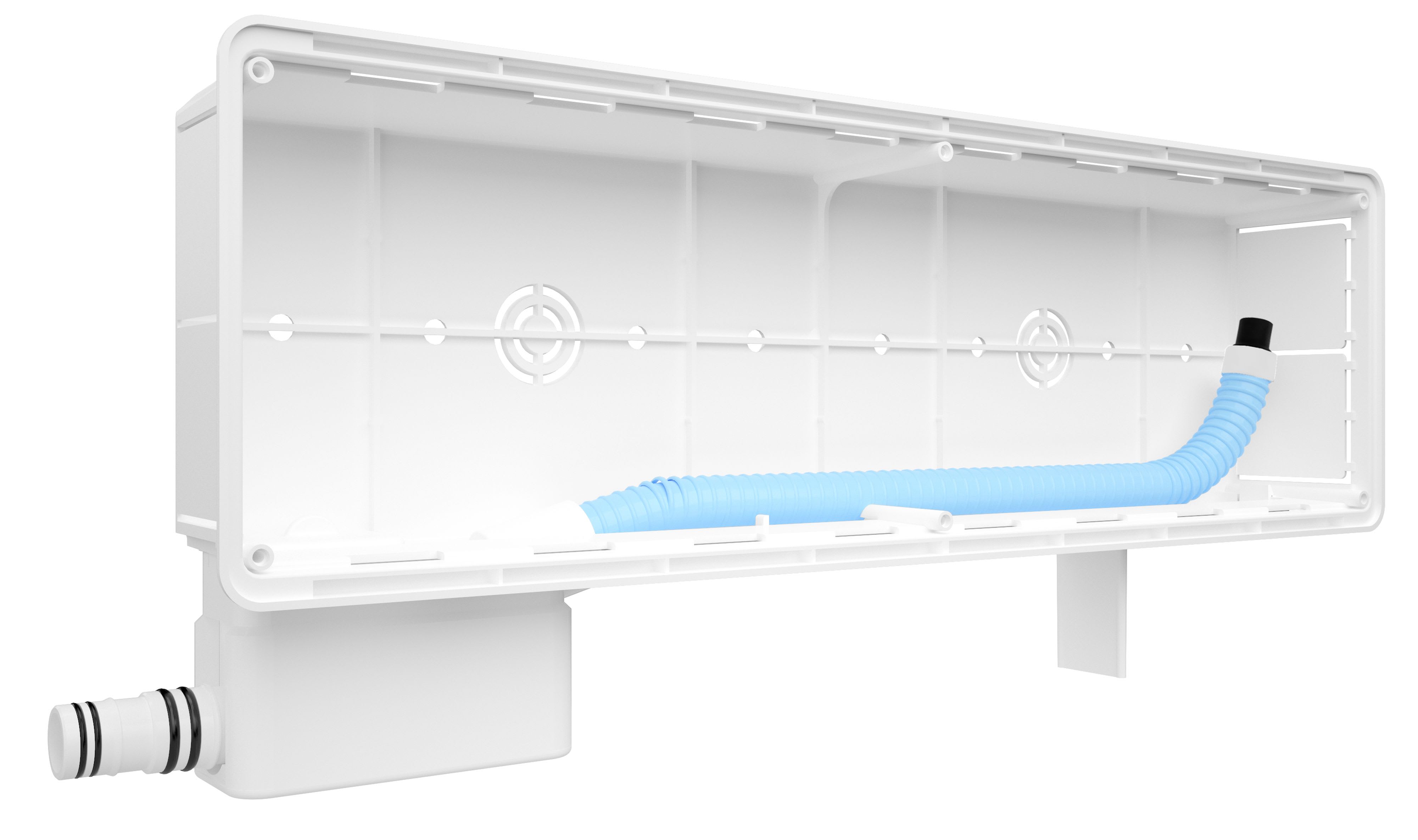 Aspen Pump - Hydronicbox 430x190x65+Siphon+Prise Dir.