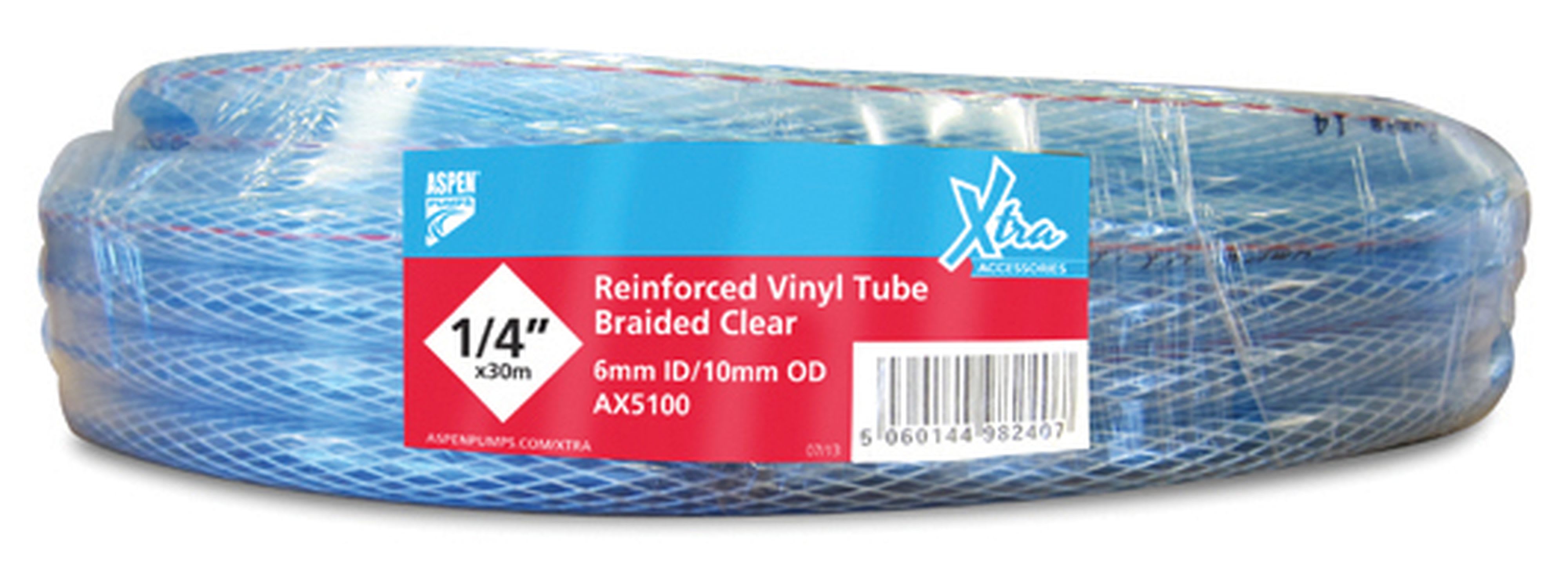 Aspen Pump - Tube armé transparent 1/4 30m