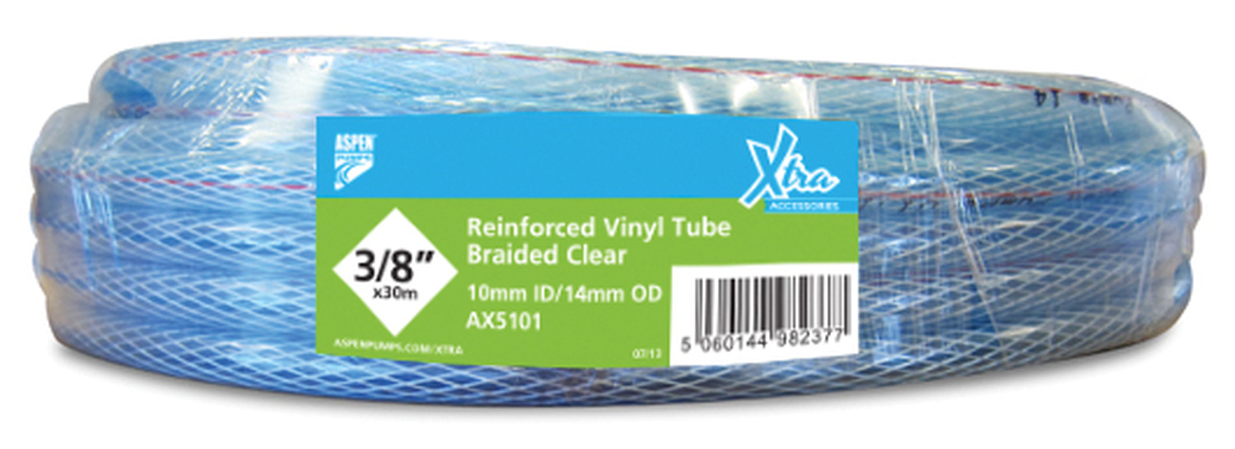 Aspen Pump - Tube armé transparent 3/8 30m