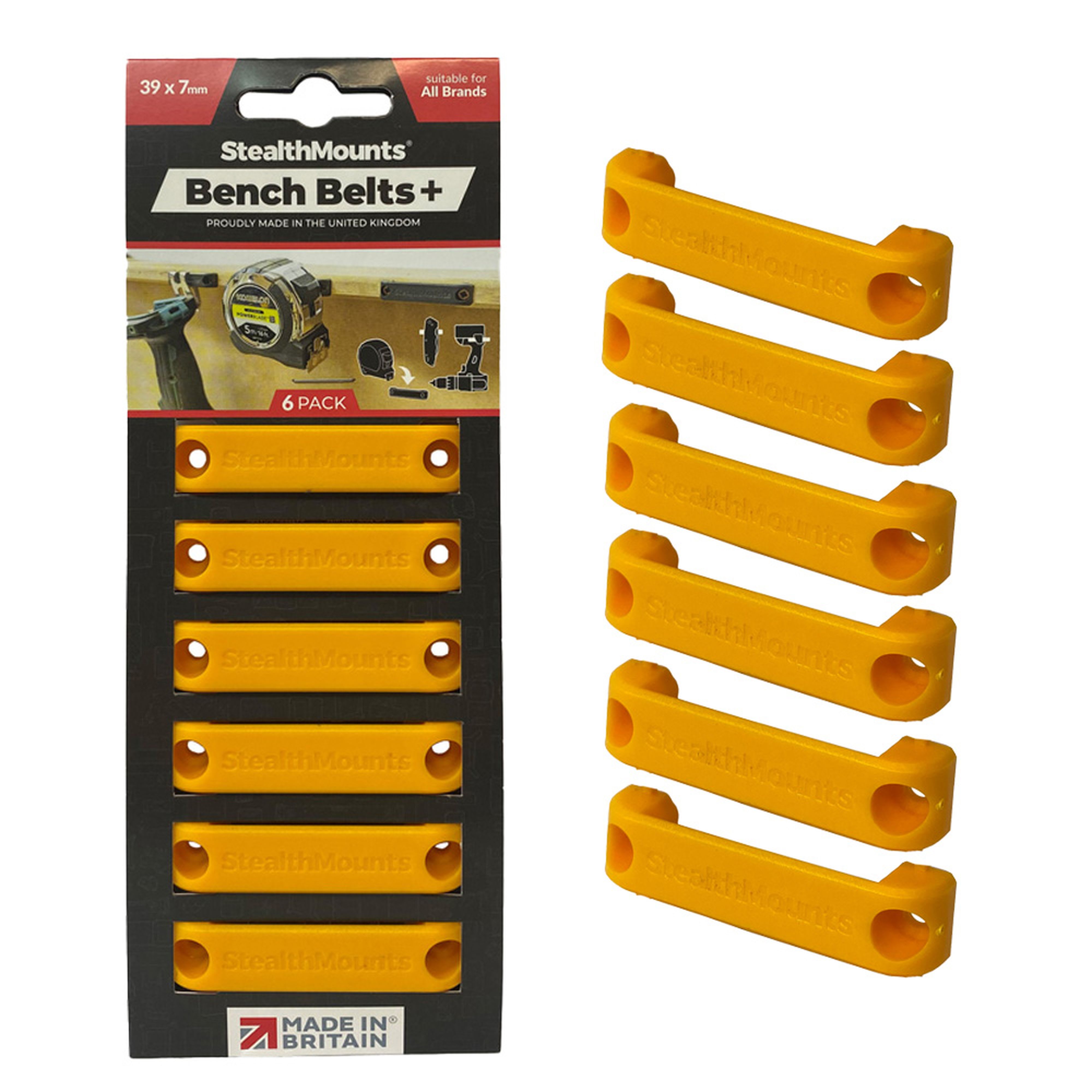 Aspen Pump - Ceinture banc + Jaune