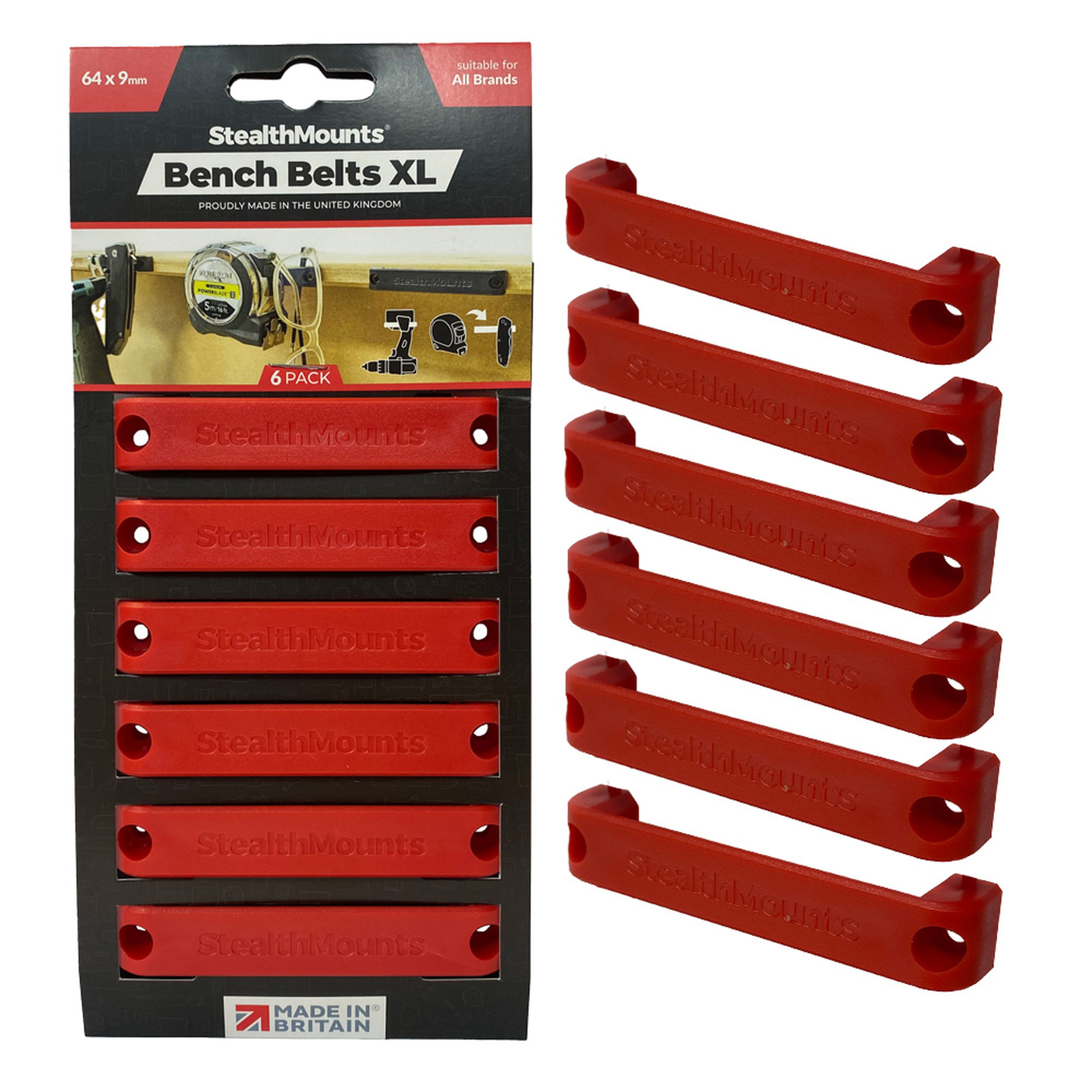 Aspen Pump - Ceinture banc XL Rouge