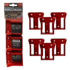 Aspen Pump - Support batterie MilwaukeeM18 Rouge (pk 6)