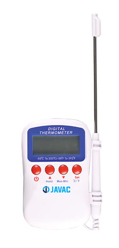 Aspen Pump - Thermomètre numérique portable avec alarme