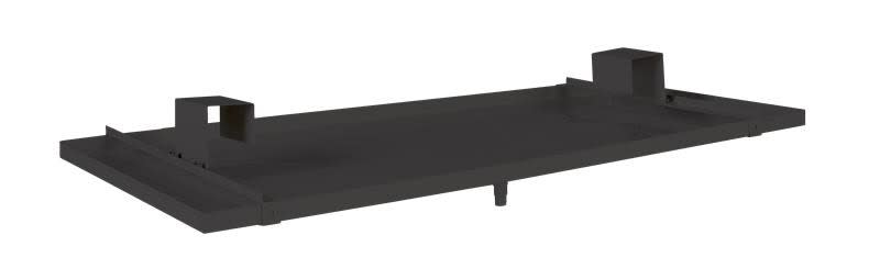 Aspen Pump - Bac à condensats en métal noir 1100x420mm pour unité extérieure