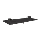 Aspen Pump - Bac à condensats en métal noir 850x390mm pour unité extérieure