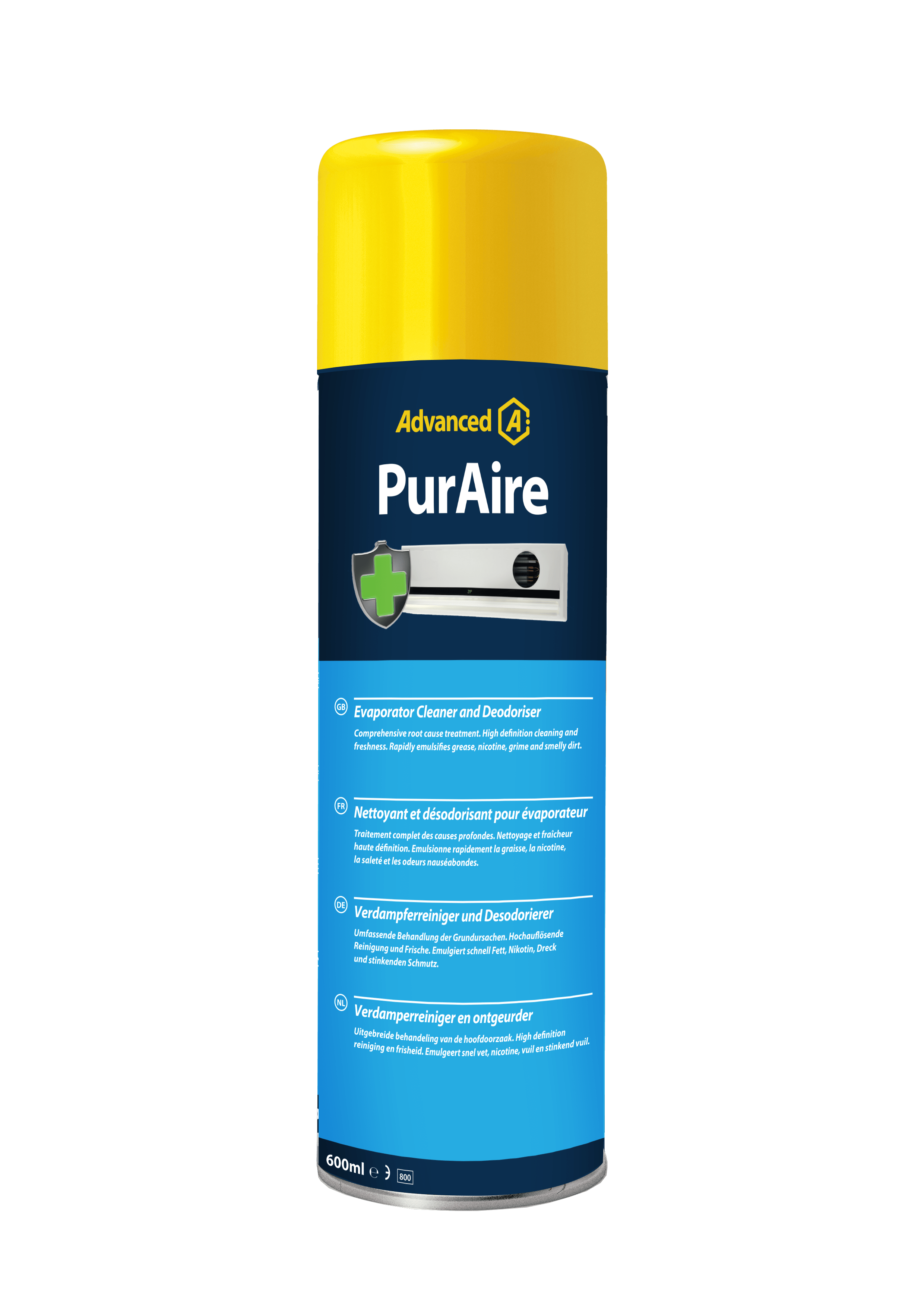 Aspen Pump - Nettoyant désodorisant pour évaporateur PurAire