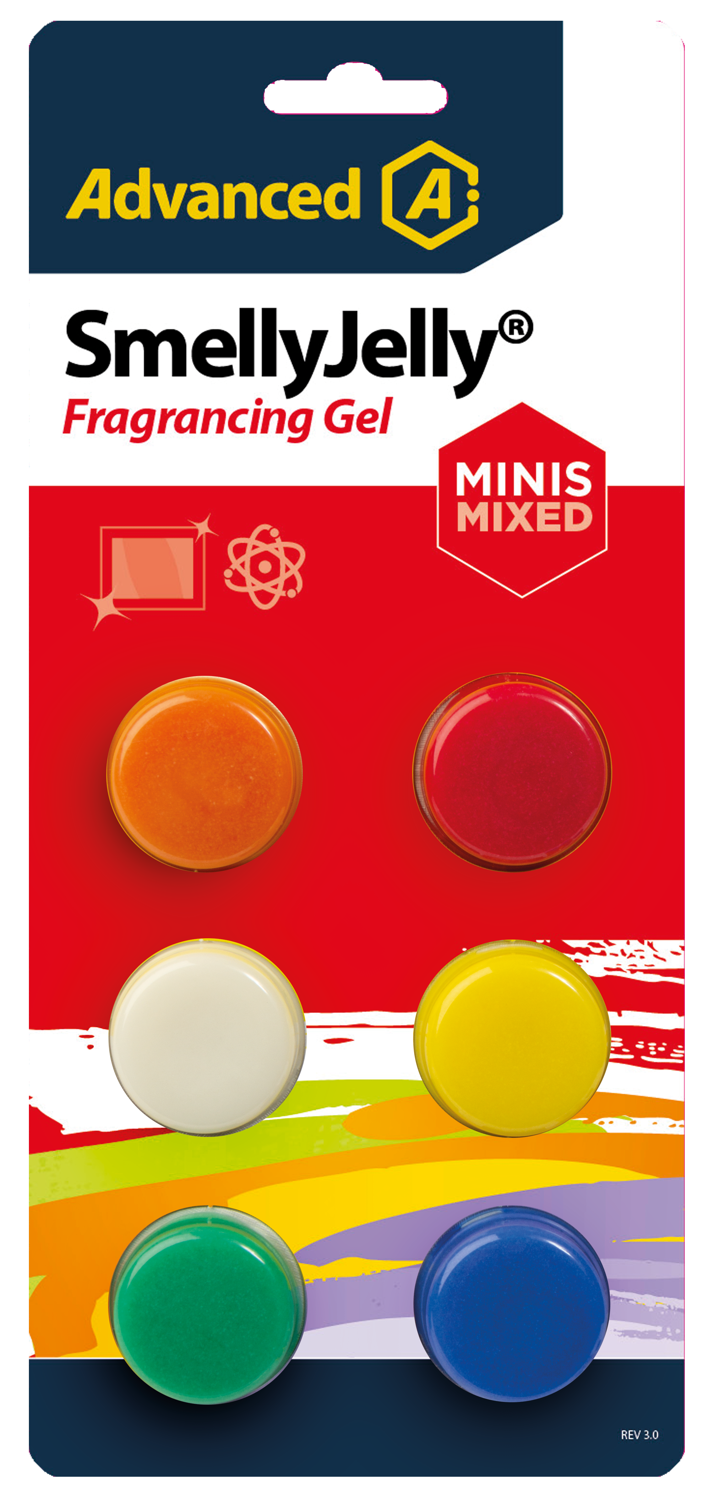 Aspen Pump - Mini SmellyJelly Orange - gel parfumé pour climatiseur et ventilation
