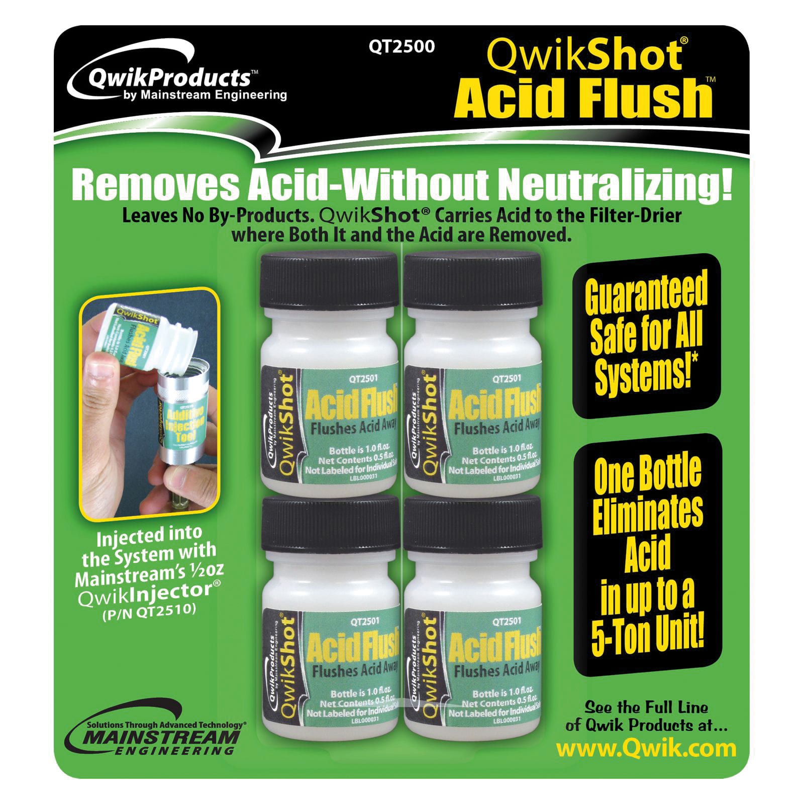 Aspen Pump - QwikShot - Système d'élimination d'acidité