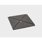 Aspen Pump - Patin gomme plat 300x300mm