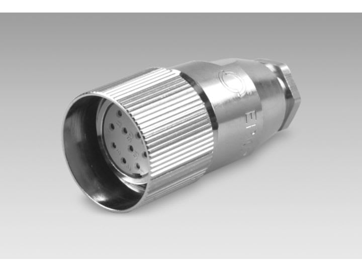 Baumer - Round fem conn straight M23/12 pins
