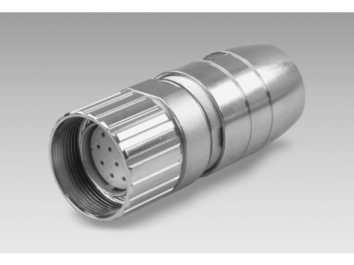Baumer - Round fem conn straight M23/12 pins