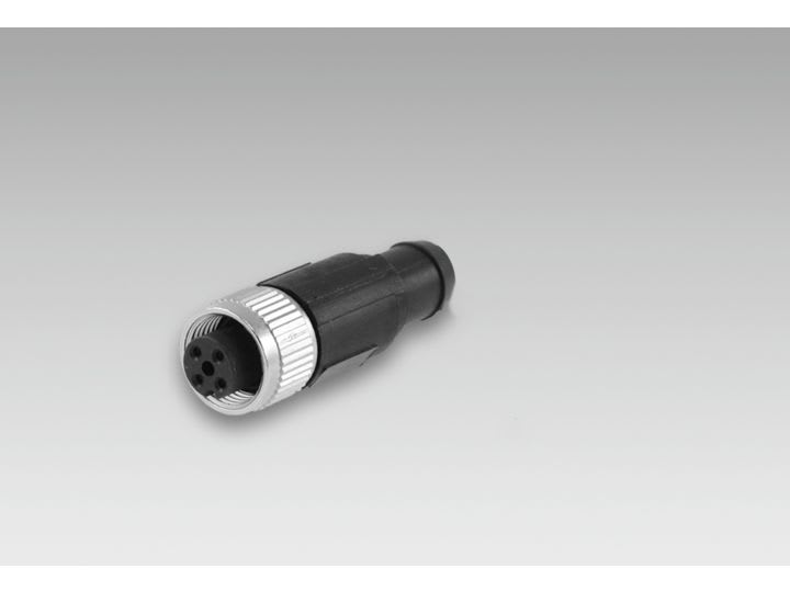 Baumer - Round fem connector 5 strand cable