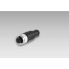 Baumer - Round fem connector 5 strand cable