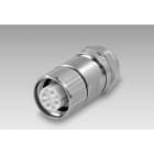 Baumer - Round fem connector 8 strand cable