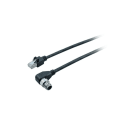 Baumer - Cable GigE M12X/RJ45, 10.0m,STP,flex,90°