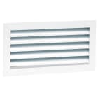 Atlantic Clim & Ventil - Gra-fl 600x200 - grille reprise alu blanc + filtr