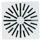 Atlantic Clim & Ventil - Dfh-b 600-600 - diffuseur helic600x600 ailette blanc