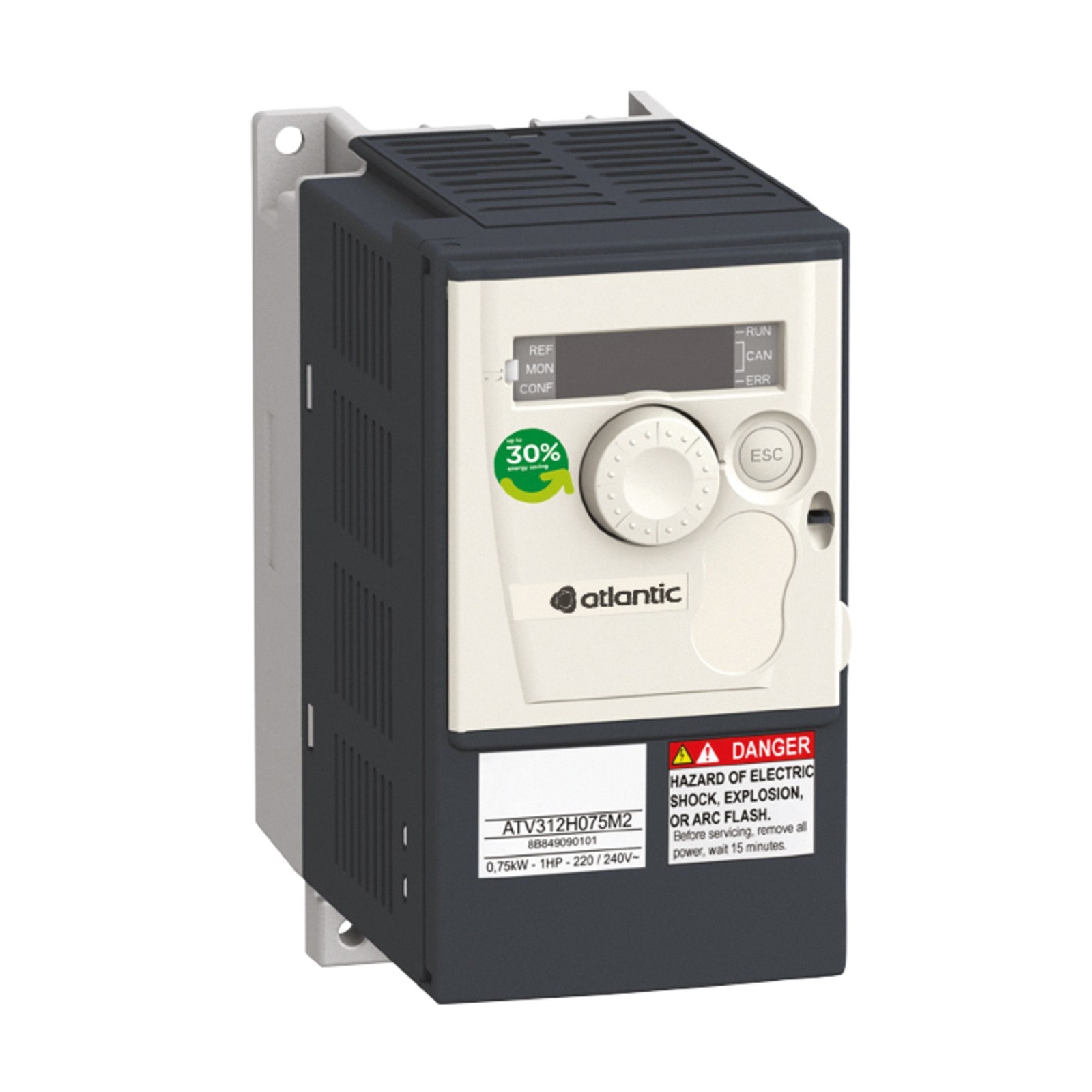 Atlantic Clim & Ventil - Vftt 0.7 ip20 - convertisseur de frequence triphase 400 v gamme ip20