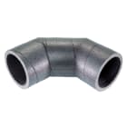 Atlantic Clim & Ventil - C 90 125 pe cr - coude a 90° en pe isole pour reseaux clip & go diamètre 125