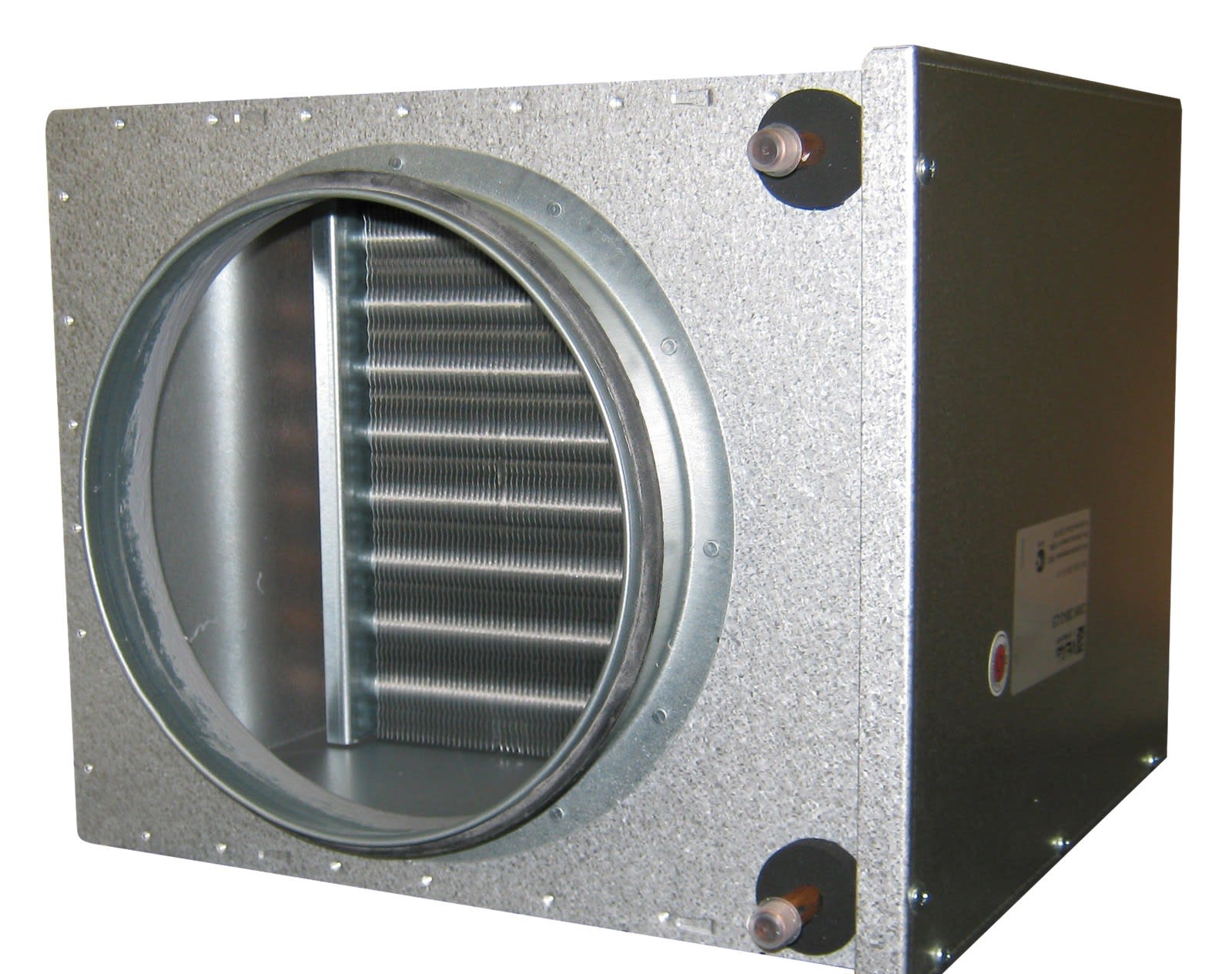 Atlantic Clim & Ventil - Bct 200 - batterie eau chaude raccordement circulaire d200 - batterie