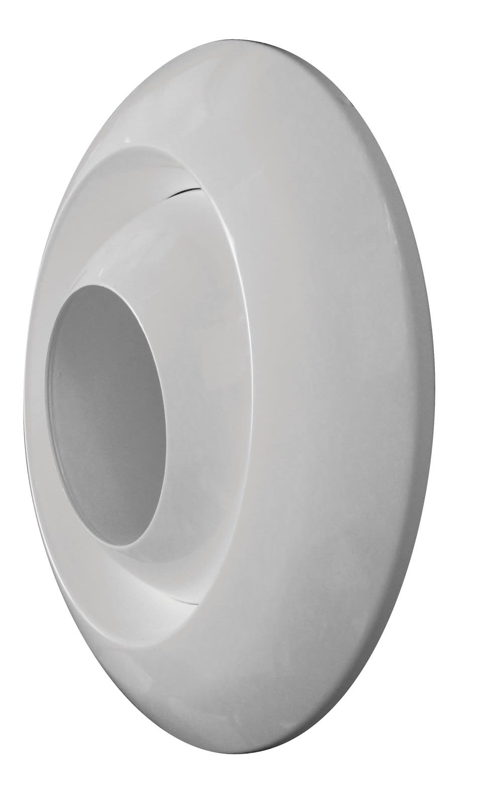 Atlantic Clim & Ventil - Bah-t 160 b - buse d160 alu blanc vis appar