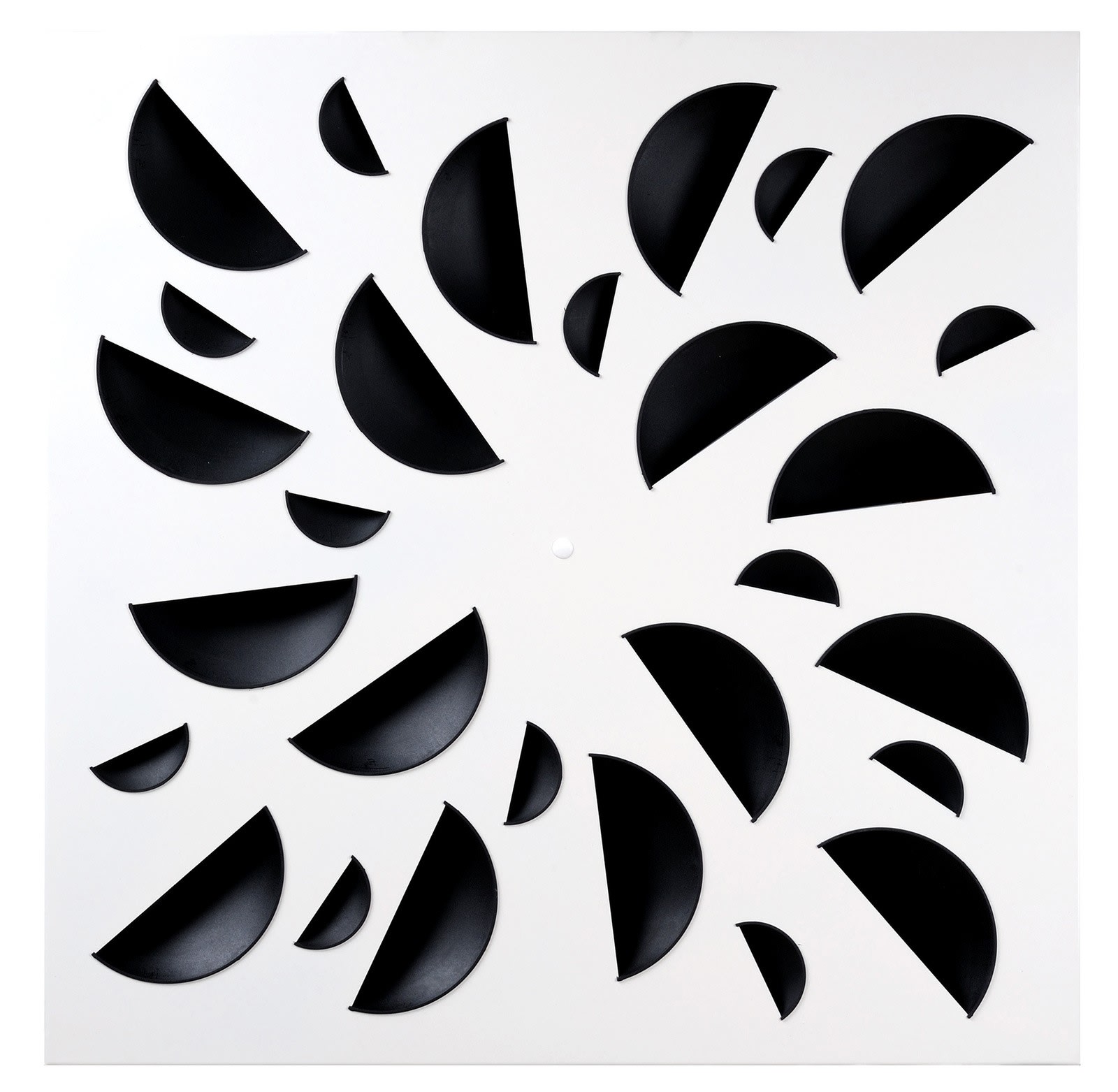 Atlantic Clim & Ventil - Next 600 noir - diffuseur souf.600x600 buses abs noi