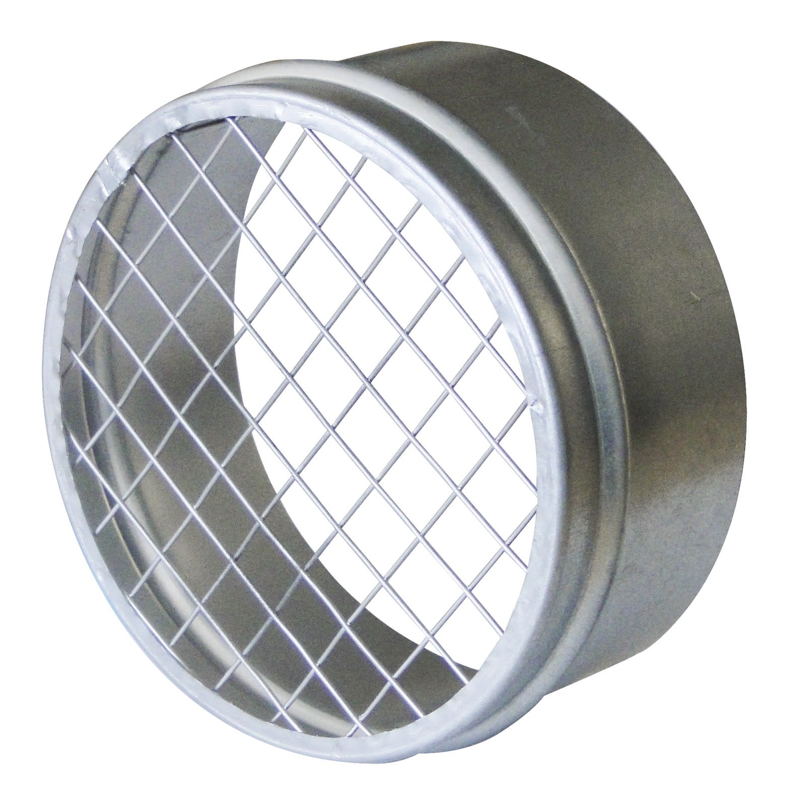 Atlantic Clim & Ventil - Bouchon mâle grillagé - BMF G - Diamètre 160 mm - Acier galvanisé