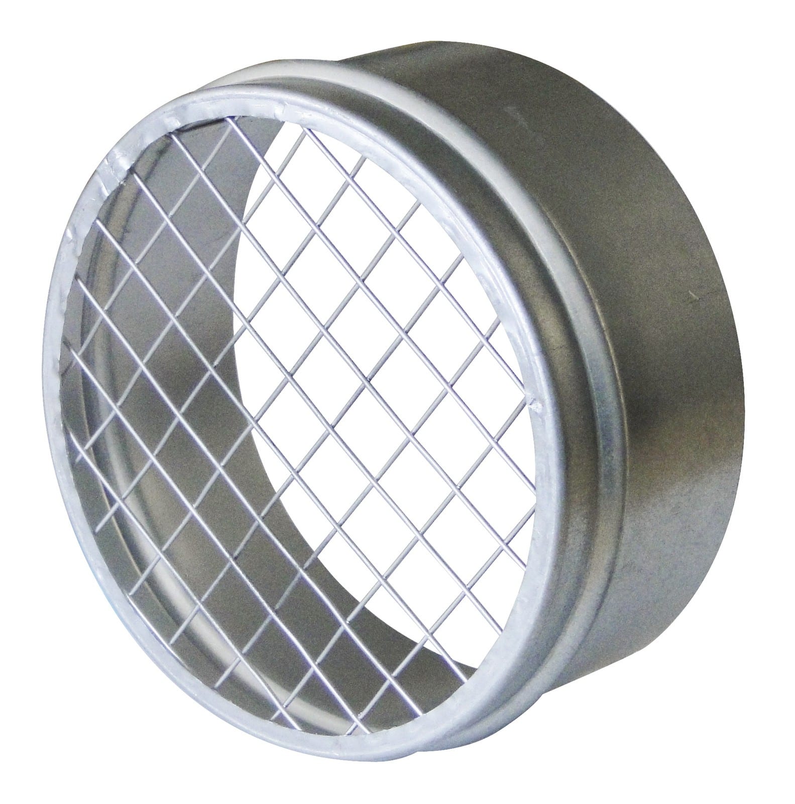 Atlantic Clim & Ventil - Bouchon mâle grillagé - BMF G - Diamètre 250 mm - Acier galvanisé