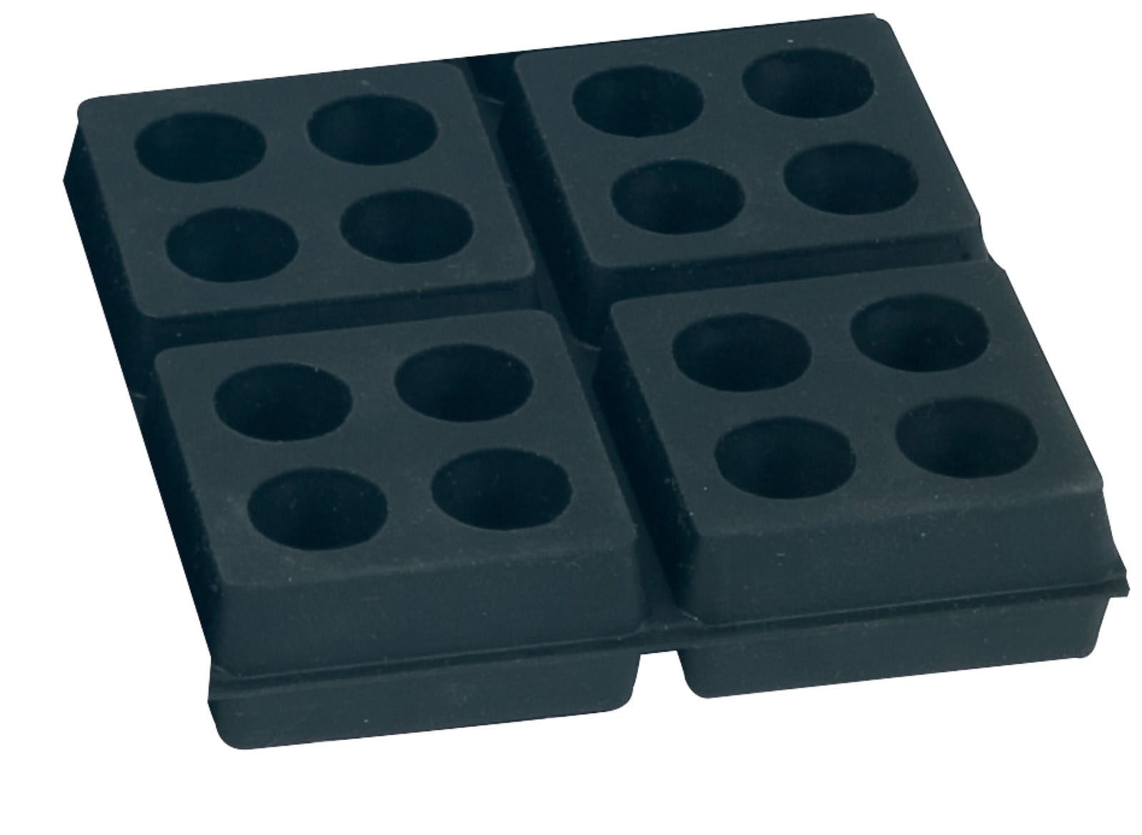 Atlantic Clim & Ventil - Choc isol 2 - jeu de 4 plots neoprene