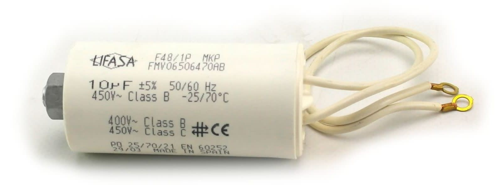 Atlantic Clim & Ventil - Condensateur 10 MF 500V - Pièce de rechange origine fabricant