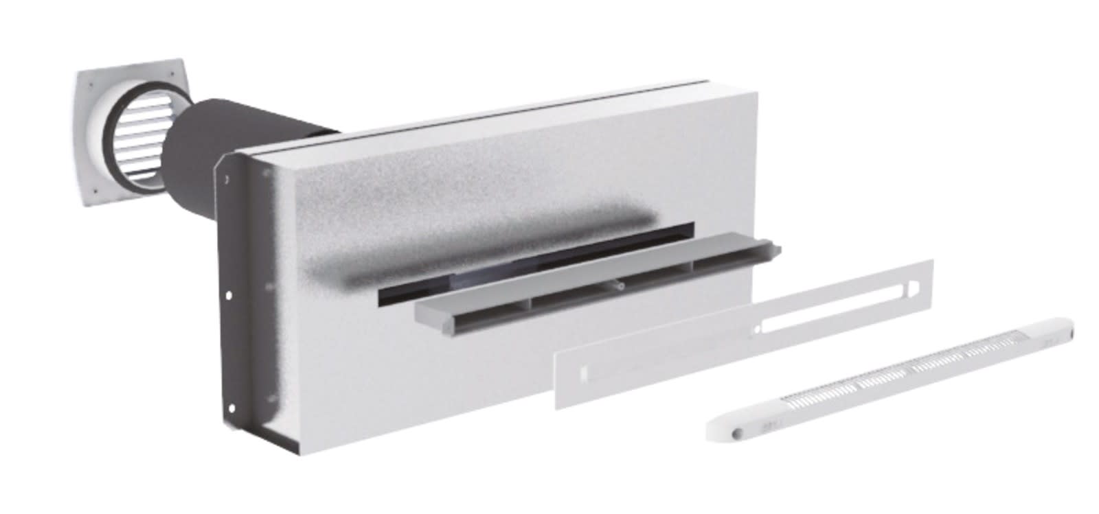 Atlantic Clim & Ventil - Scd n 45 - kit silencieux en traversee de mur pour entrée d'air autoréglable