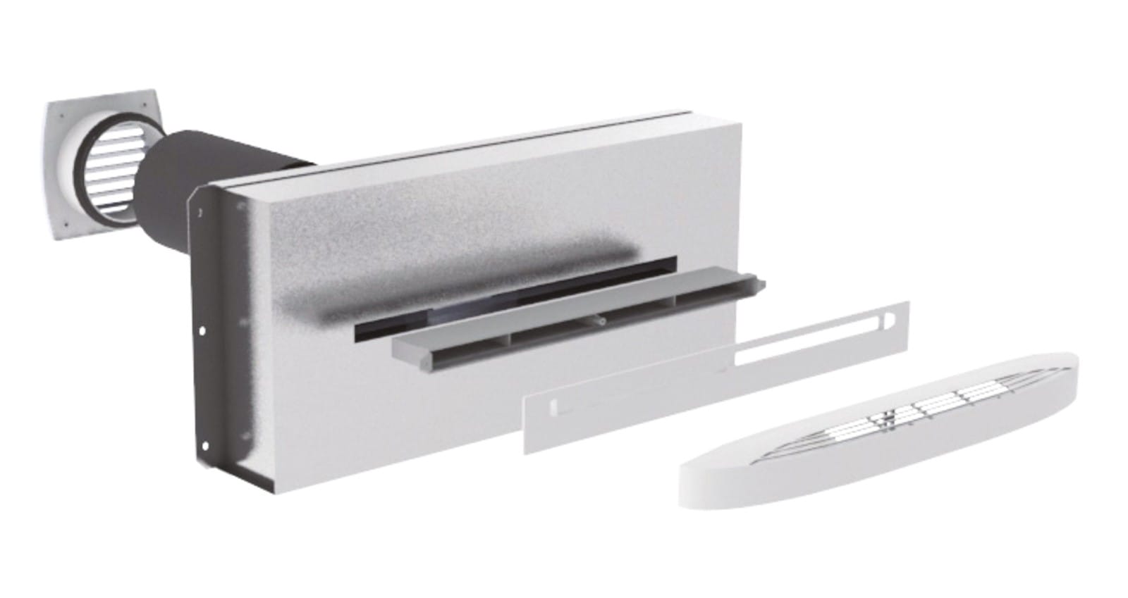 Atlantic Clim & Ventil - Scd n max 45 - kit silencieux en traversee de mur pour entrées d'air 45 m3/h