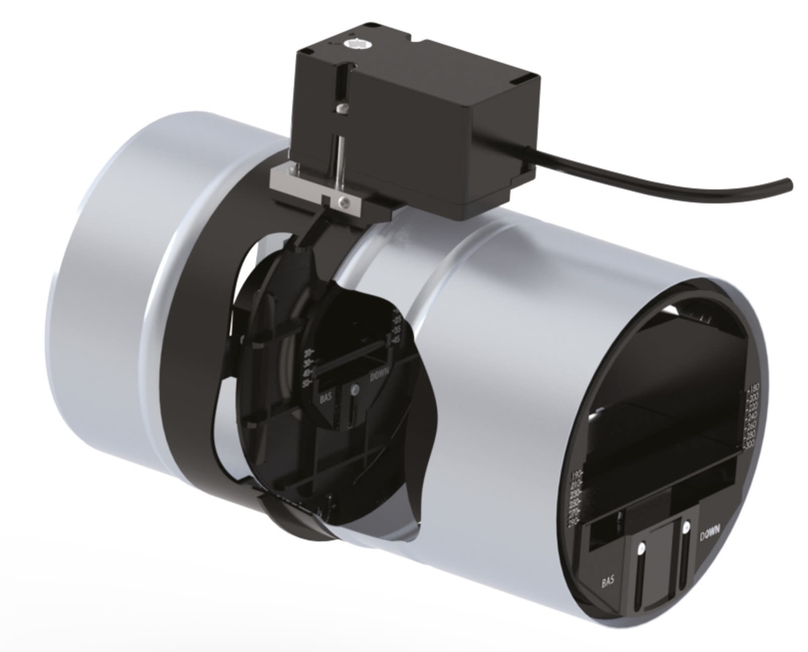 Atlantic Clim & Ventil - Rm 200/2a-500 me - registre motorise tout ou peu diametre 200