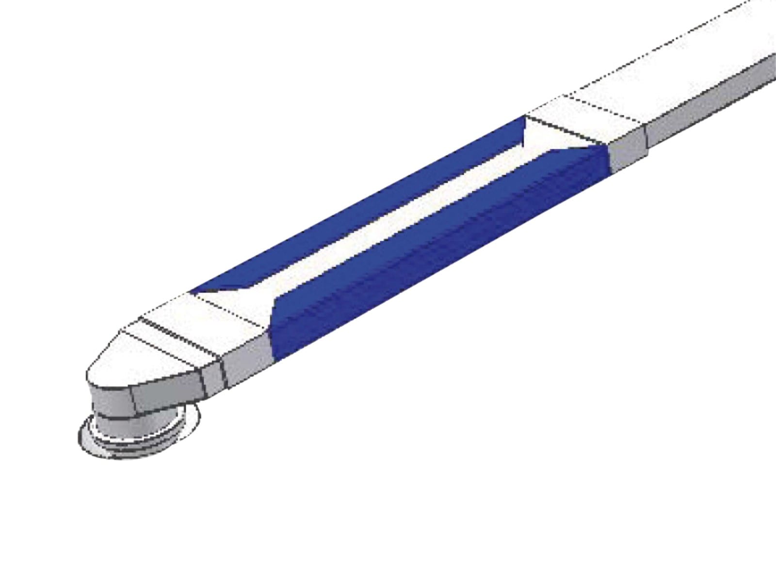 Atlantic Clim & Ventil - Pas r50 55x220 - piege a son pour conduit rectangulaire section 55 x 220
