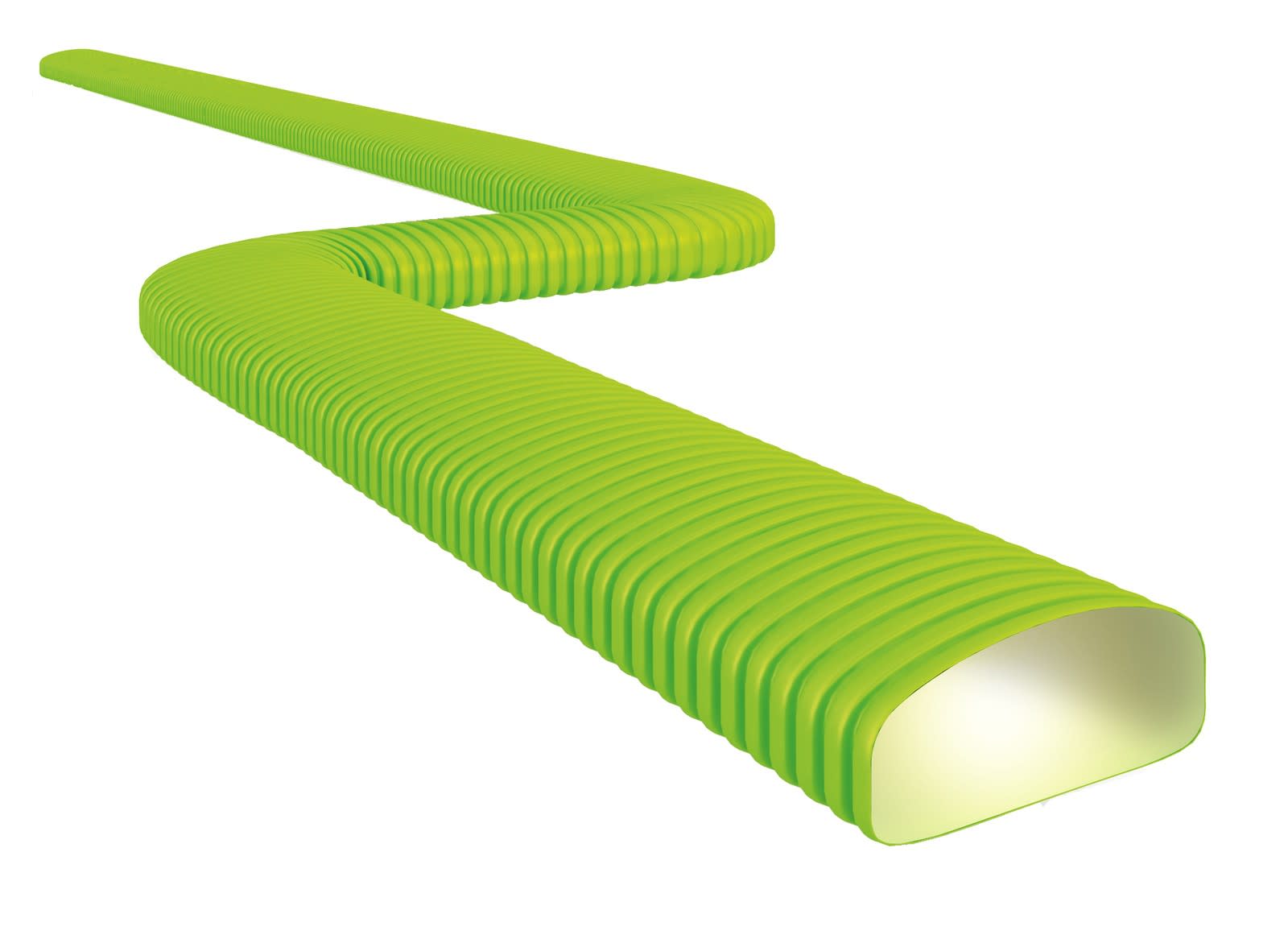 Atlantic Clim & Ventil - Csr 60x130 - conduit semi rigide pour reseaux clip & go section 60 x 130