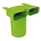 Atlantic Clim & Ventil - Xcmv 50x100x125 - coude mixte vertical 50x100x125 clip & go avec bouchon