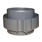 Atlantic Clim & Ventil - Rd pe cr - raccord droit en plastique pour reseaux clip & go diamètre 125